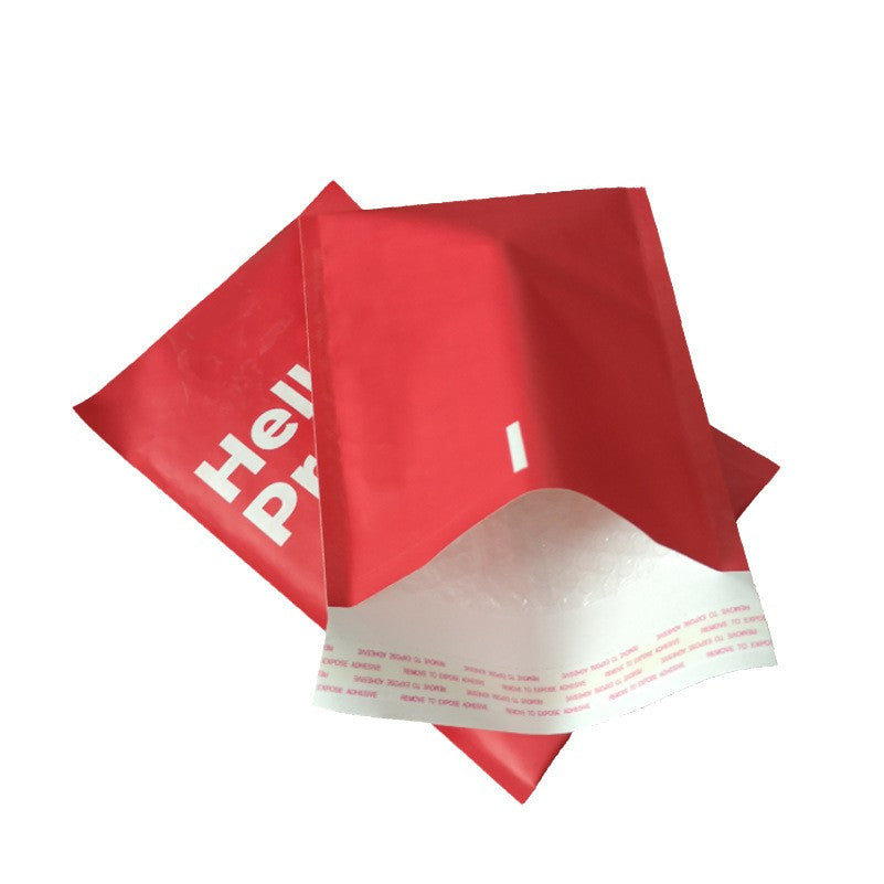 6.5 x 7.9 Inch Red Kraft Bubble Mailer Self Seal Padded Envelopes for Shipping/ Packaging/ Mailing