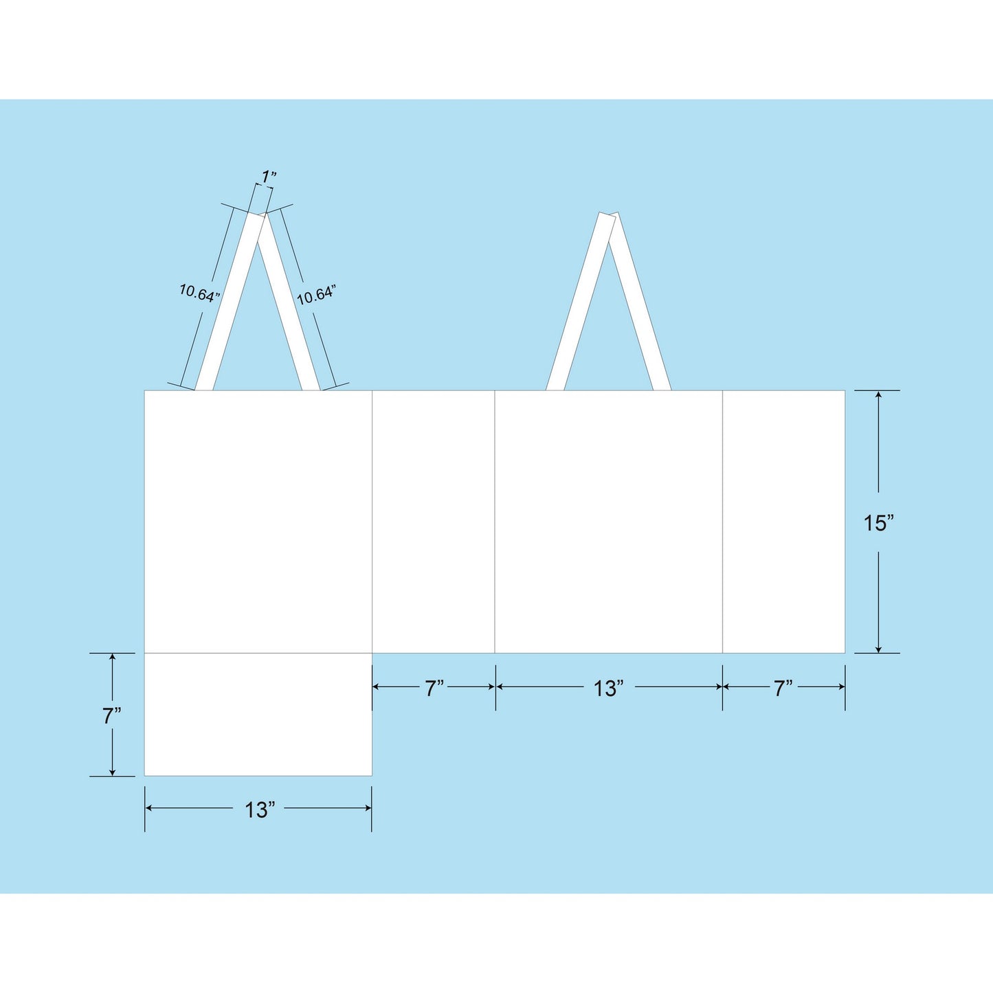 Laminated Non-Woven Tote Bag w/Matte Surface