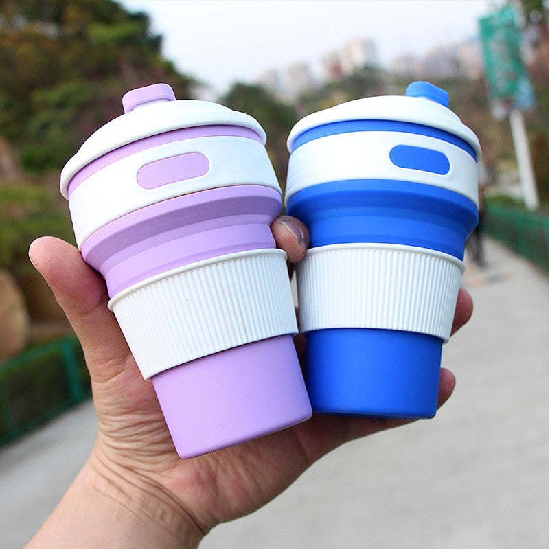 350ml Silicone Travel Folding Cup